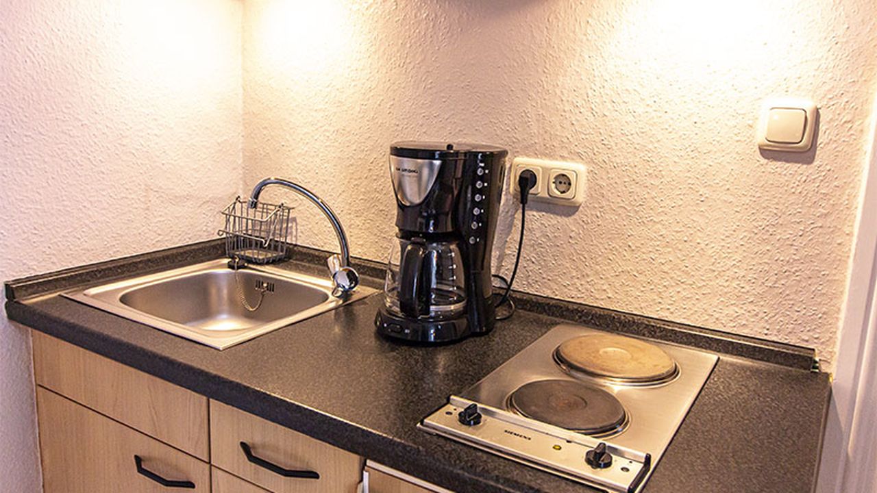 Küchennische im Wohnraum Küchennische im Wohnraum